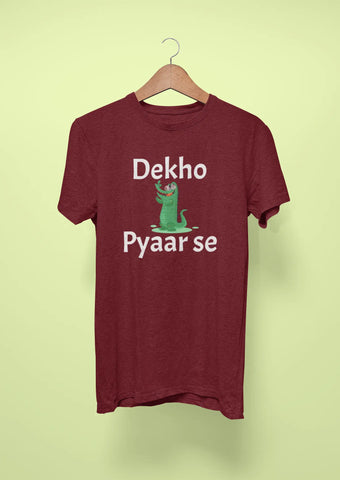 dekho magar pyaar se croc maroon