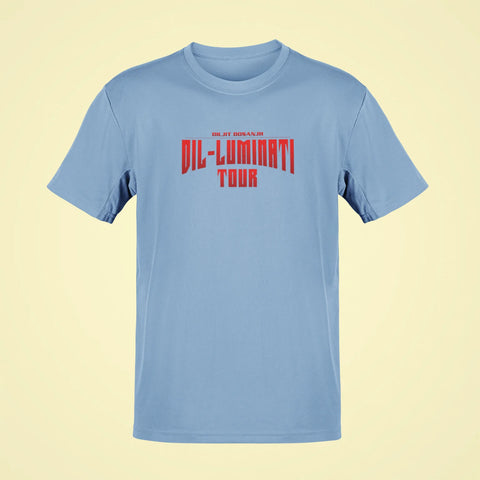 dil luminati tour oversized t shirt baby blue