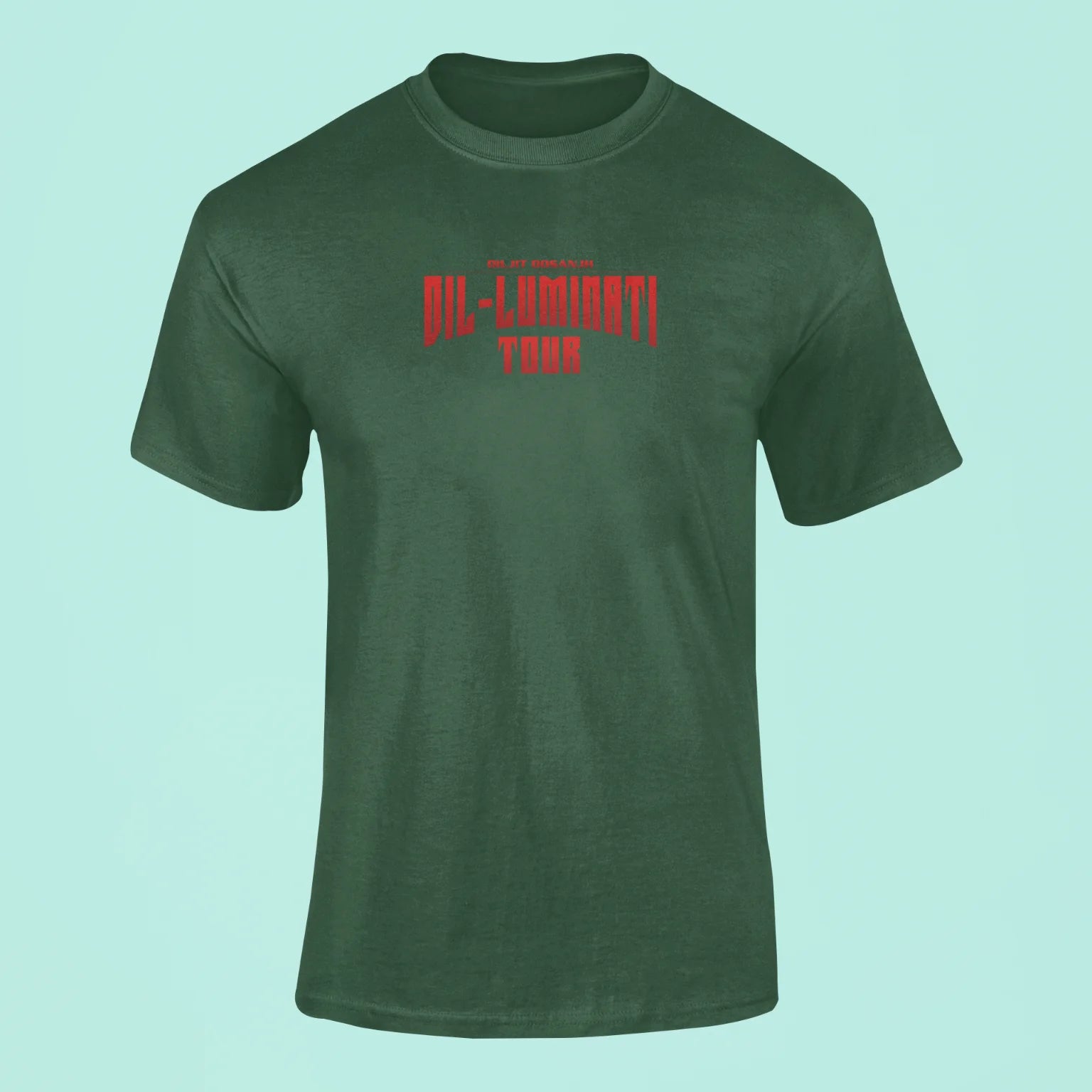 dil luminati tour t shirt green