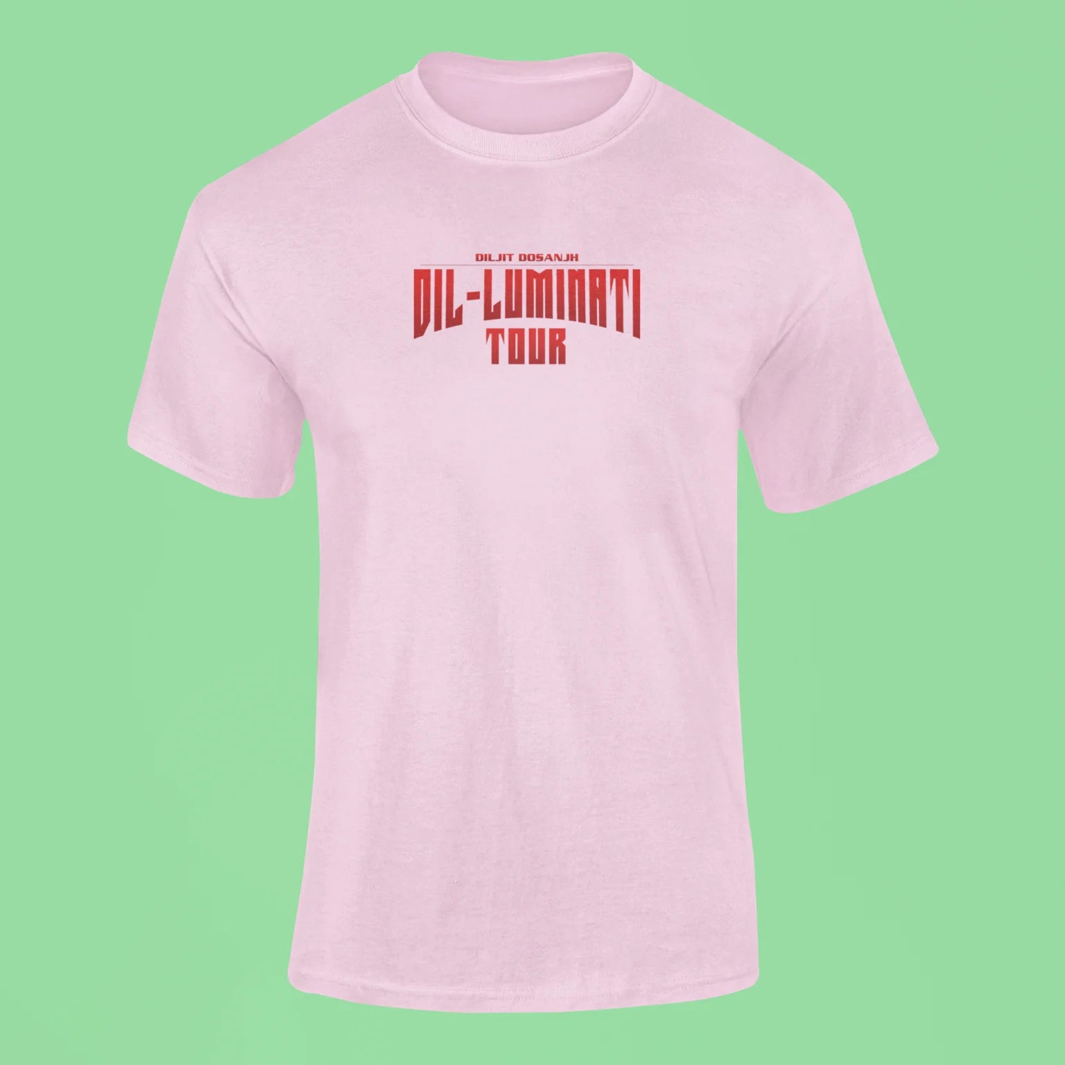 dil luminati tour t shirt pink