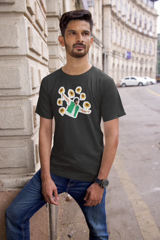 Diljit Dosanjh Flowers T-Shirt