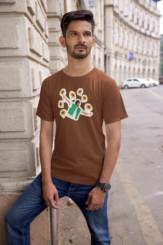 Diljit Dosanjh Flowers T-Shirt