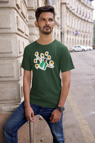 Diljit Dosanjh Flowers T-Shirt