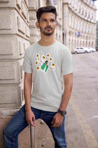 Diljit Dosanjh Flowers T-Shirt