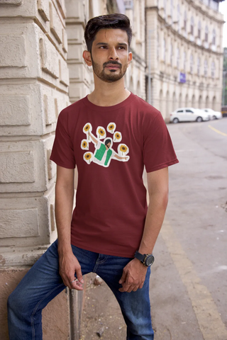 Diljit Dosanjh Flowers T-Shirt