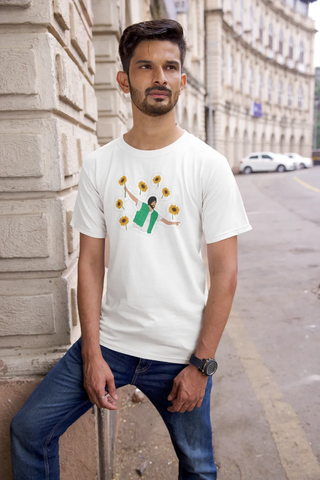 Diljit Dosanjh Flowers T-Shirt