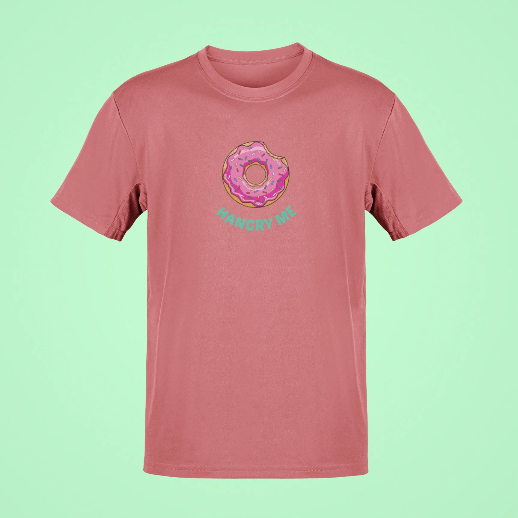 do nut hangry me oversized t shirt rose