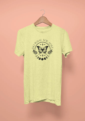 do what you love butter yellow