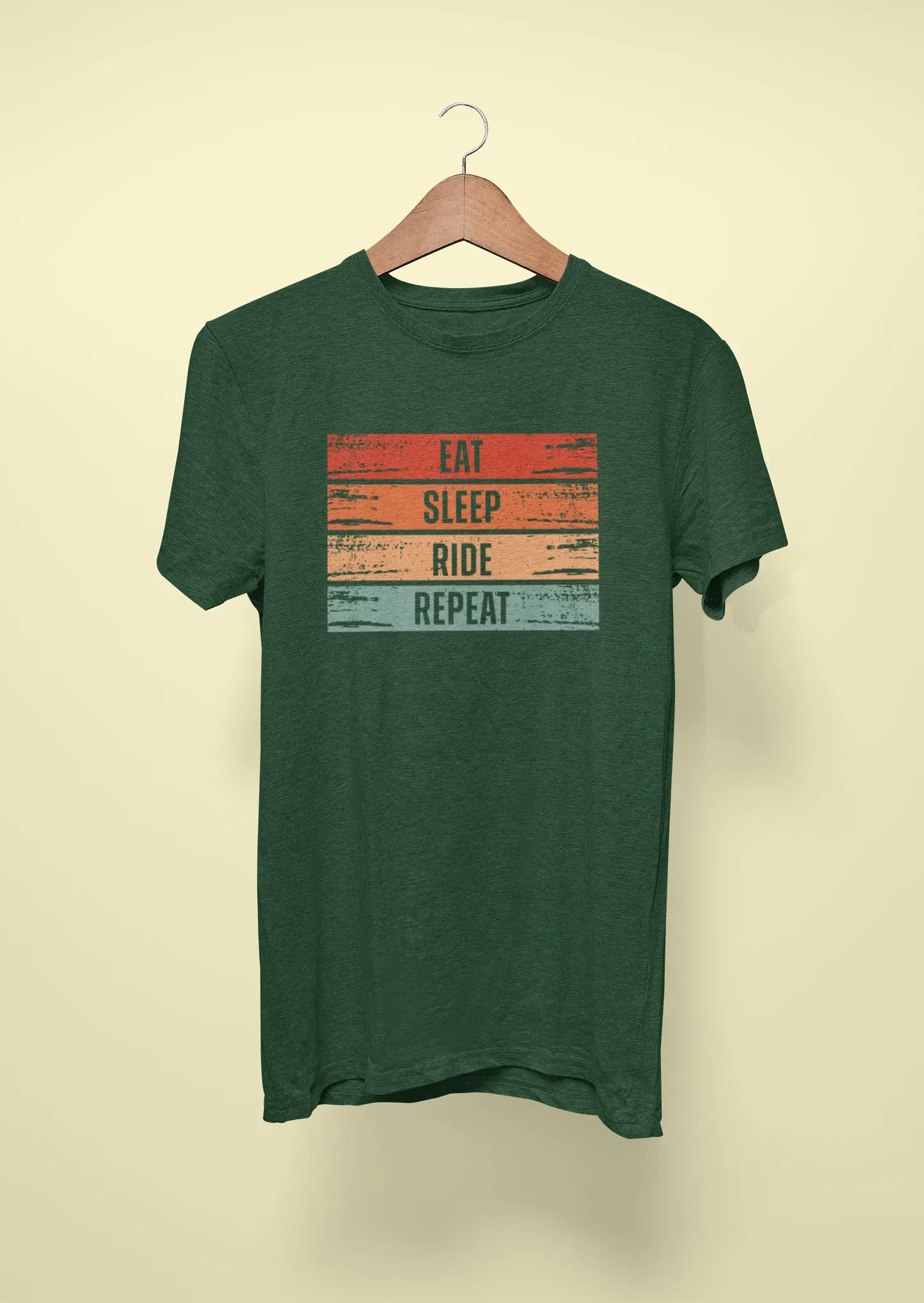 eat sleep ride repeat green