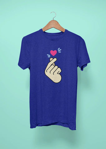 finger love royal blue