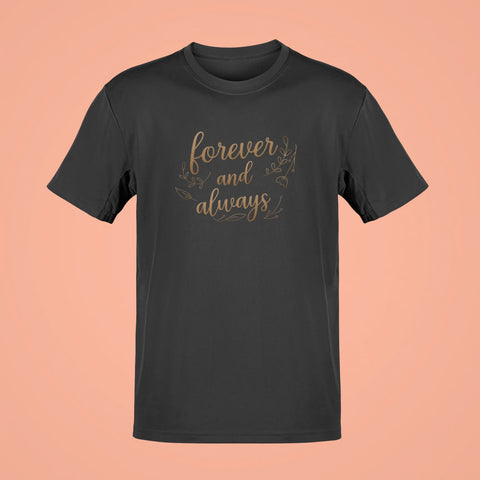 forever and always oversized t shirt black