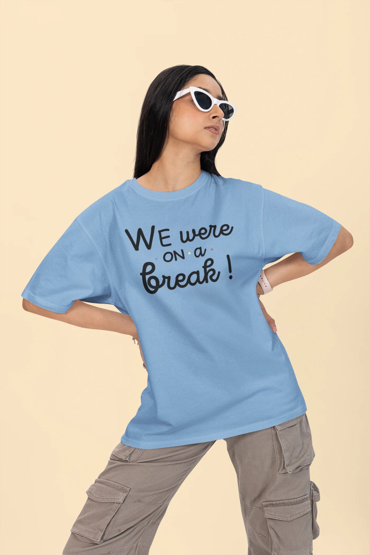 FRIENDS We were on a break Oversized T-Shirt