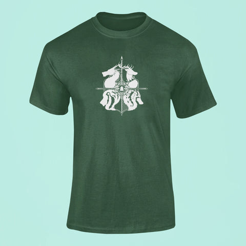 game of thrones houses t shirt 2 green