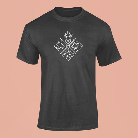 game of thrones houses t shirt black