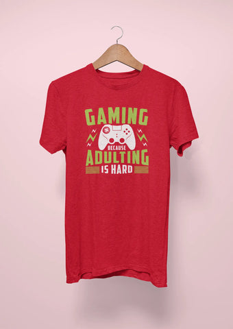 gaming because adulting is hard red