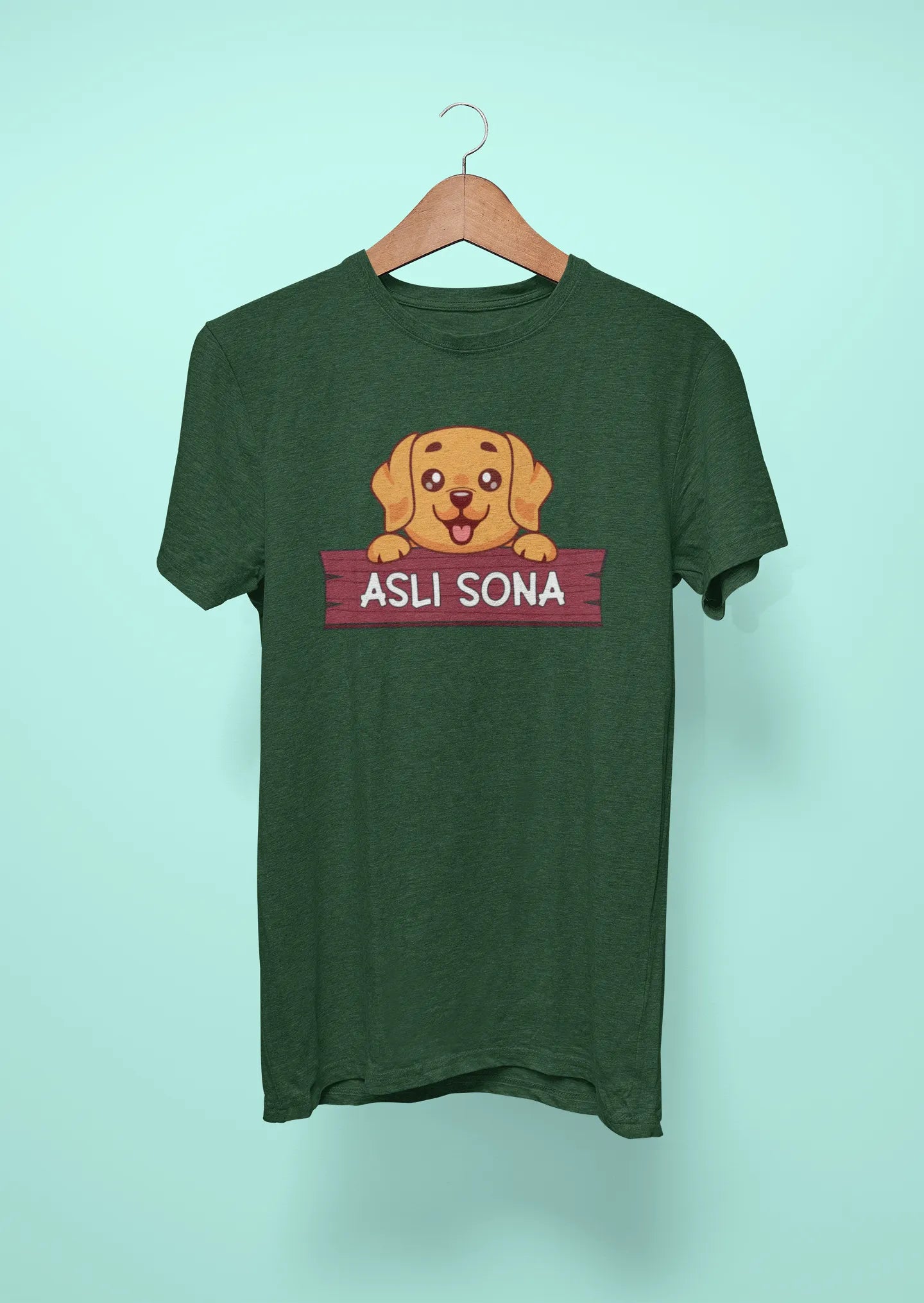 golden retriever asli sona green