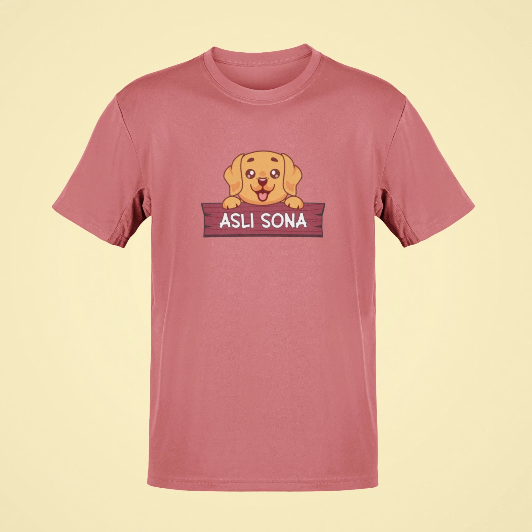 golden retriever asli sona oversized t shirt rose