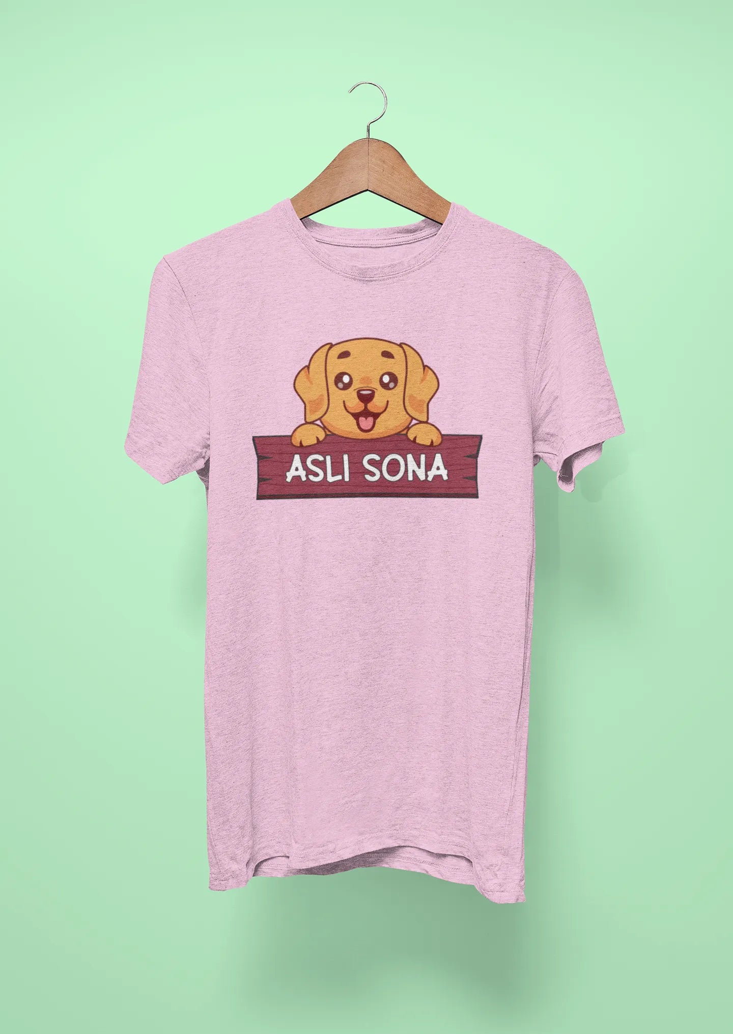 golden retriever asli sona pink