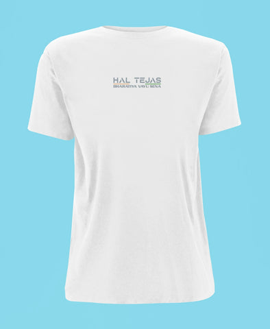 hal tejas back print oversized t shirt white