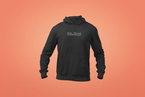 hal tejas unisex hoodie black