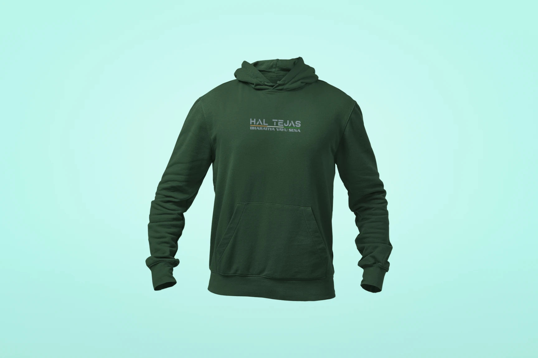 hal tejas unisex hoodie green