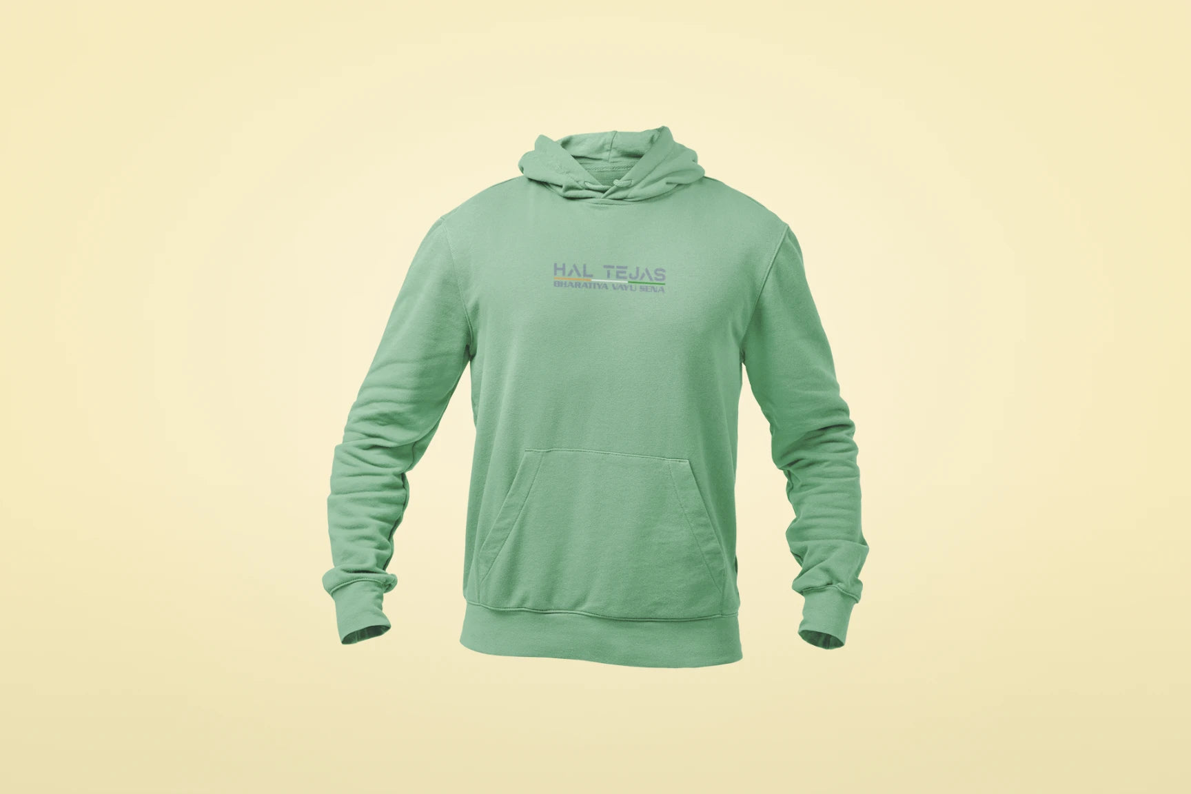 hal tejas unisex hoodie mint green