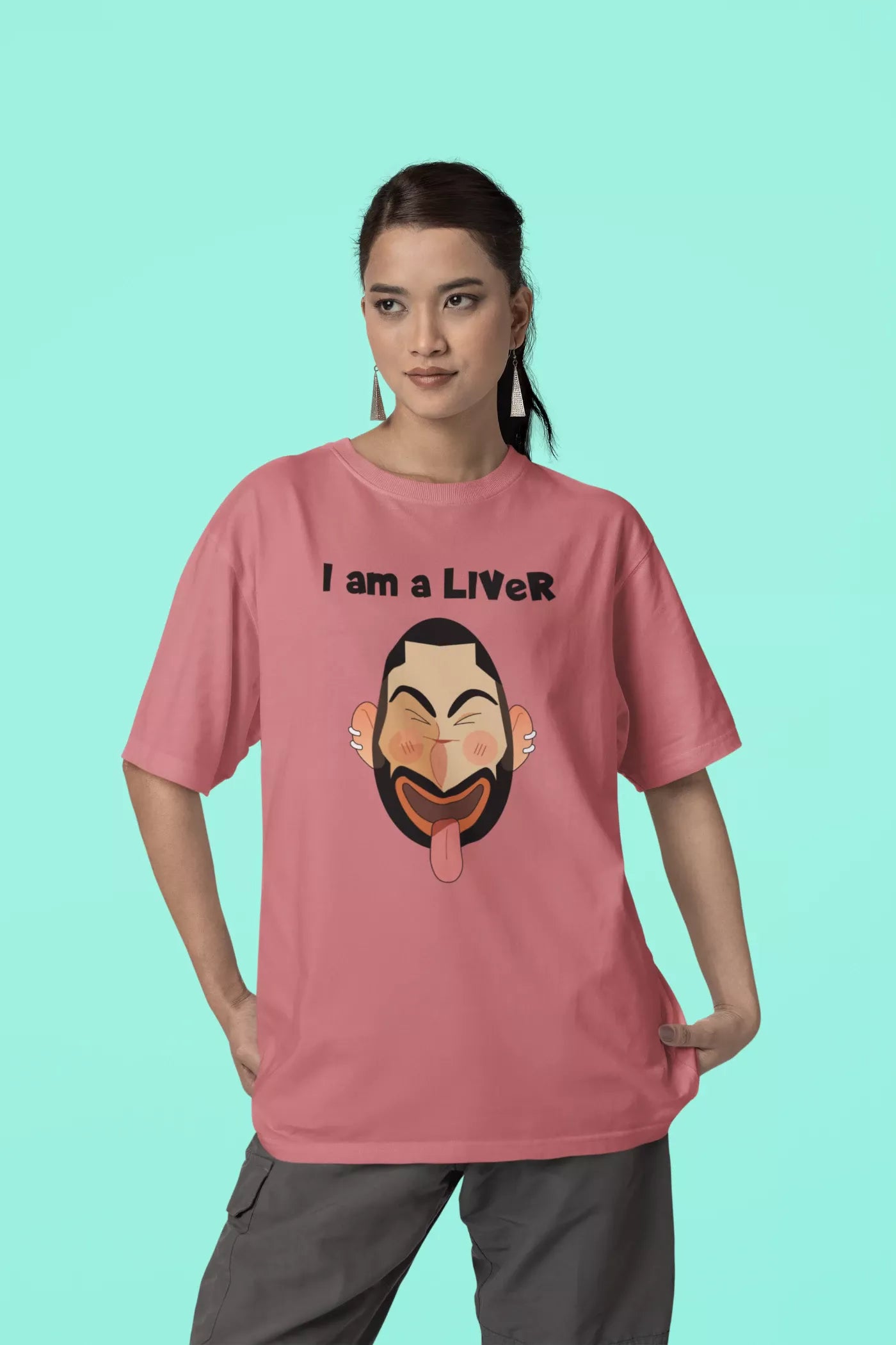 i-am-a-liver-oversized-t-shirt-rose