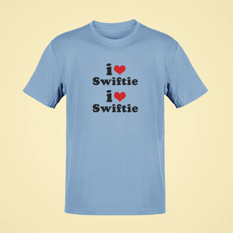 i love swiftie oversized t shirt baby blue