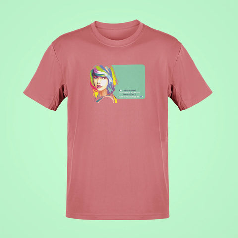 i never want to change so much that people cant recognize me oversized t shirt rose