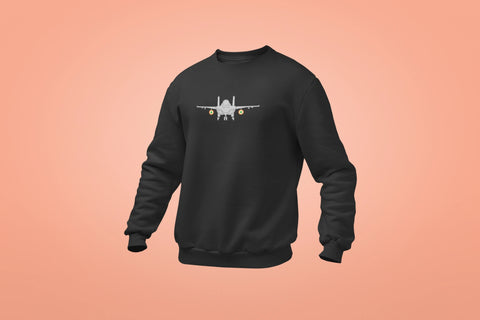 iaf fighter jet oversized unisex sweatshirt black