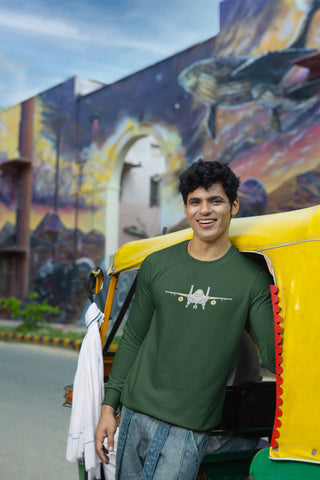 IAF Fighter Jet Oversized Unisex Sweatshirt