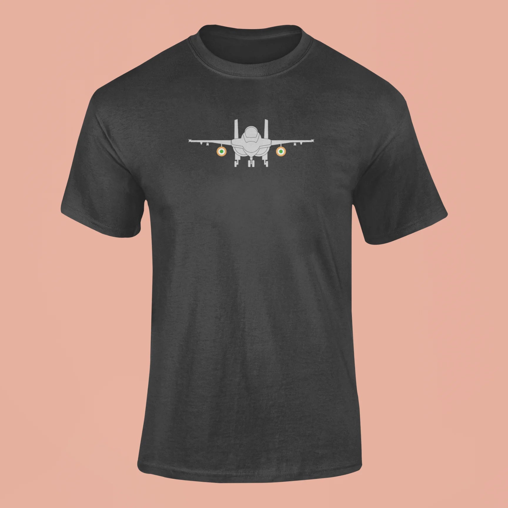 iaf fighter jet t shirt black