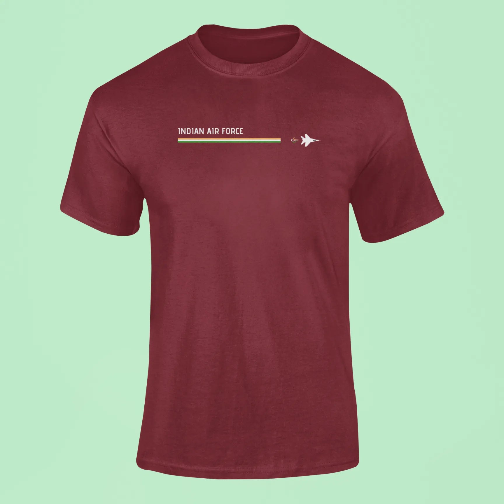 iaf jet t shirt maroon