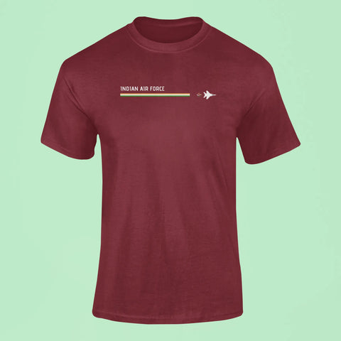 iaf jet t shirt maroon