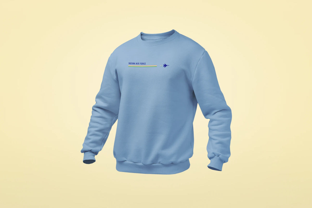 iaf jet unisex sweatshirt baby blue