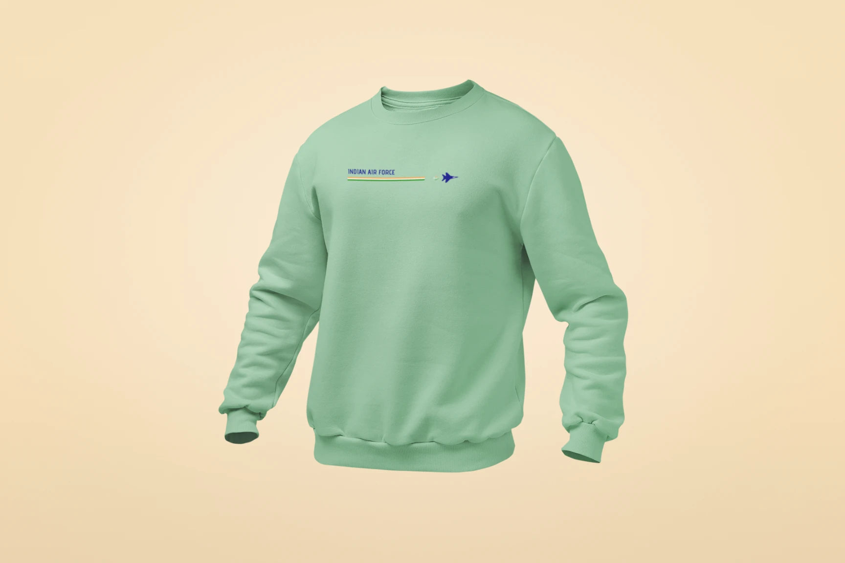 iaf jet unisex sweatshirt mint green