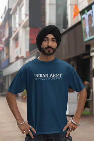 Indian Army - Service before self Oversized T-Shirt