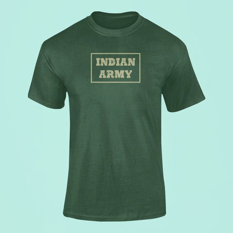 indian army t shirt 2 green