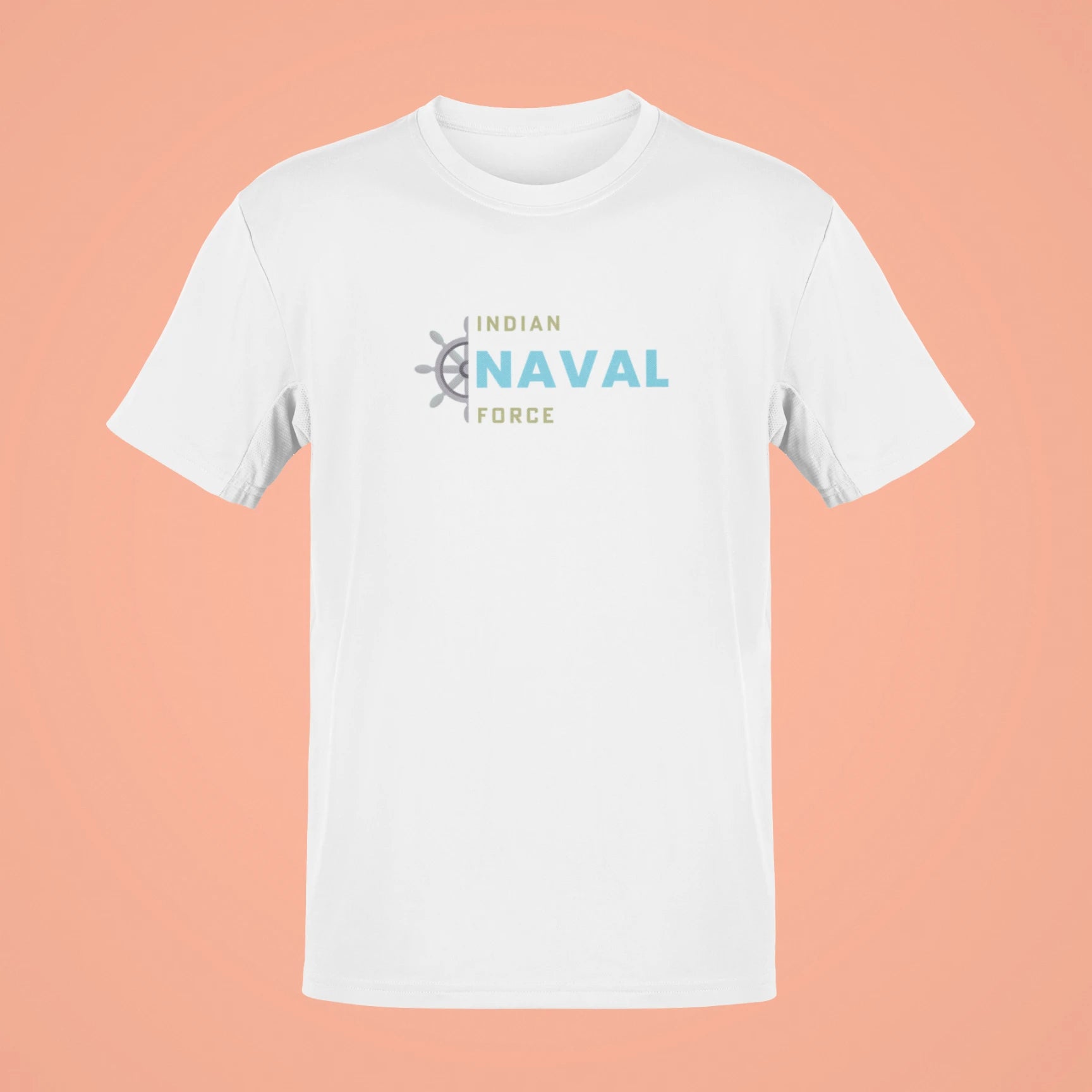 indian naval force oversize t shirt white