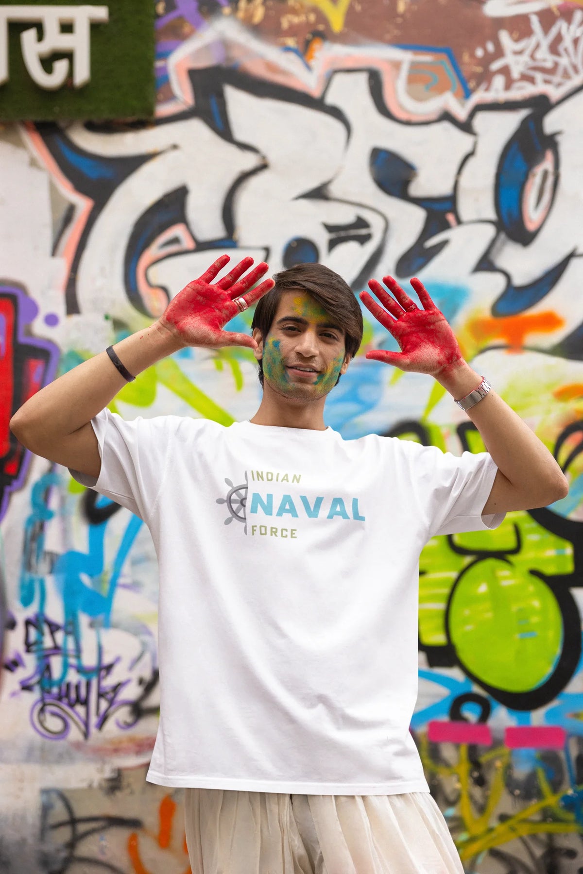 Indian Naval Force Oversize T-Shirt