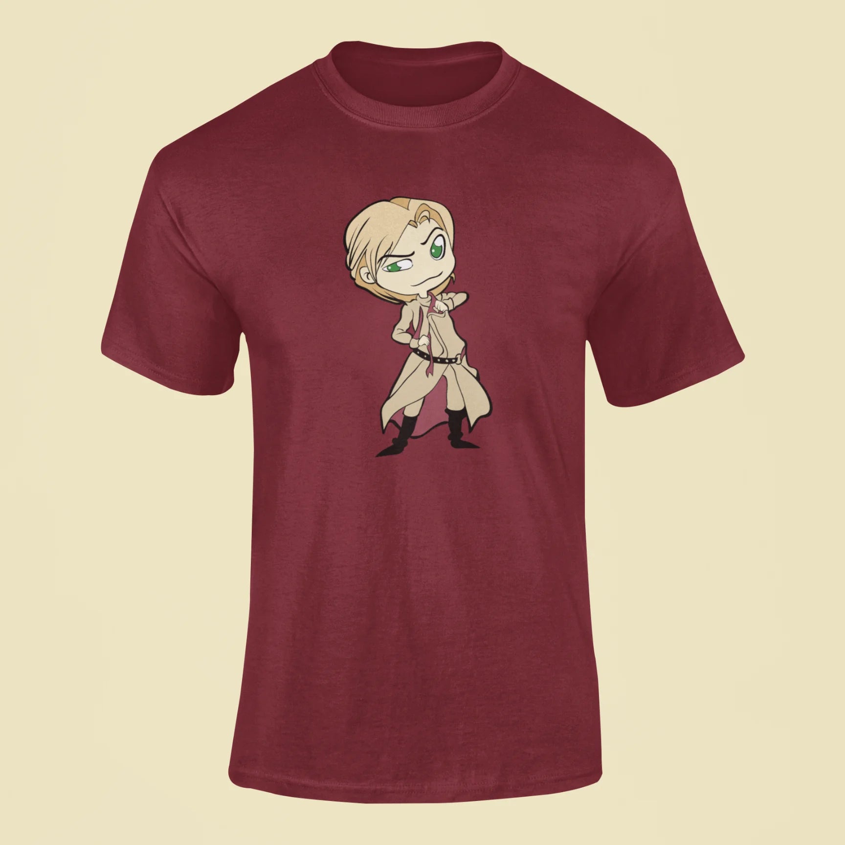 jaime lannister t shirt maroon