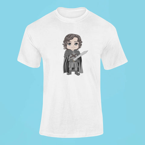 jon snow t shirt white