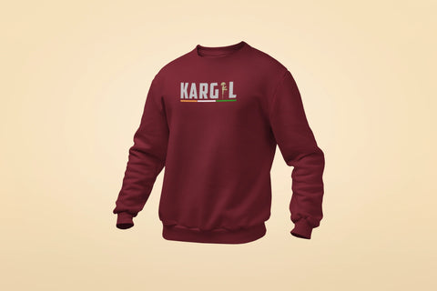 kargil unisex sweatshirt maroon