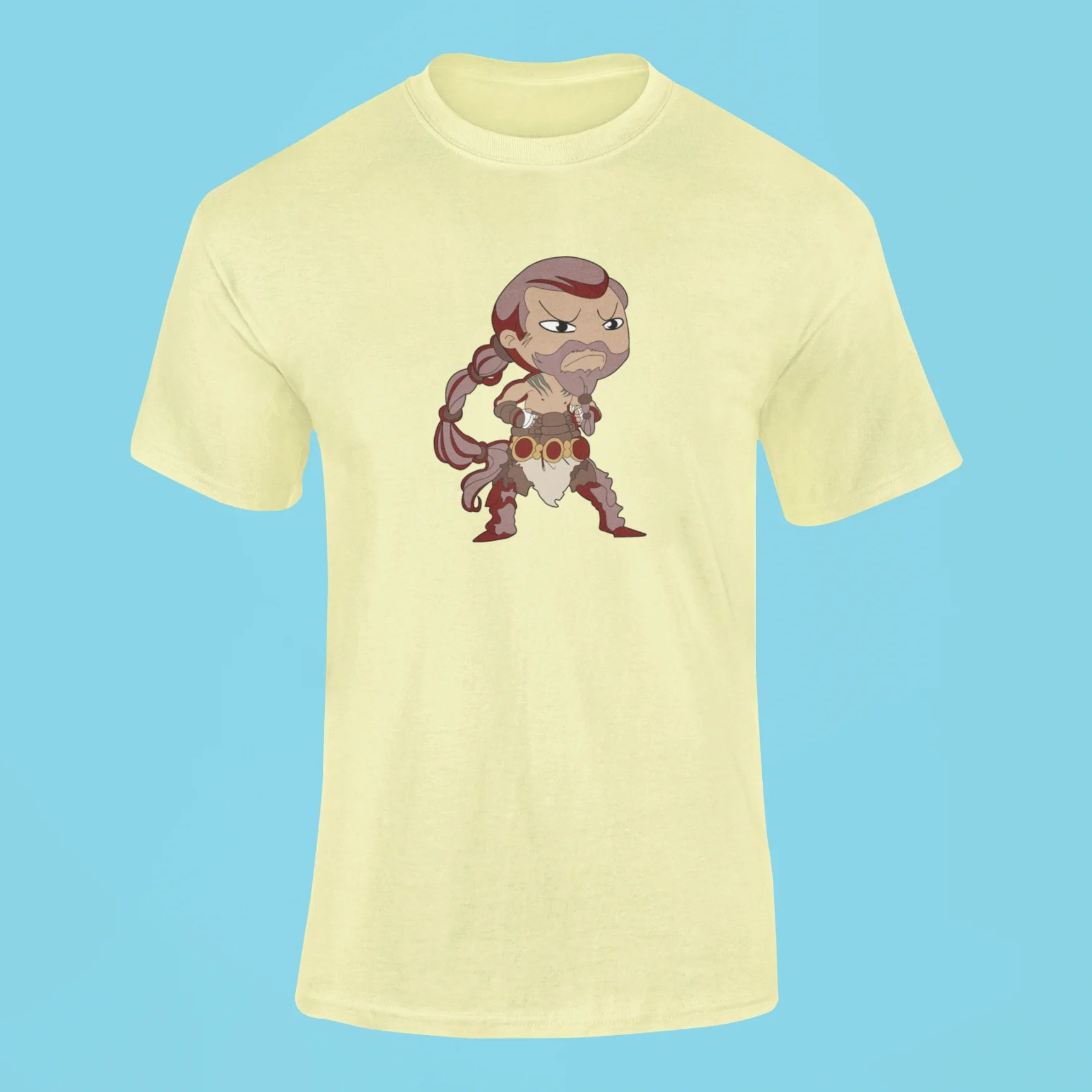 khal drogo t shirt butter yellow