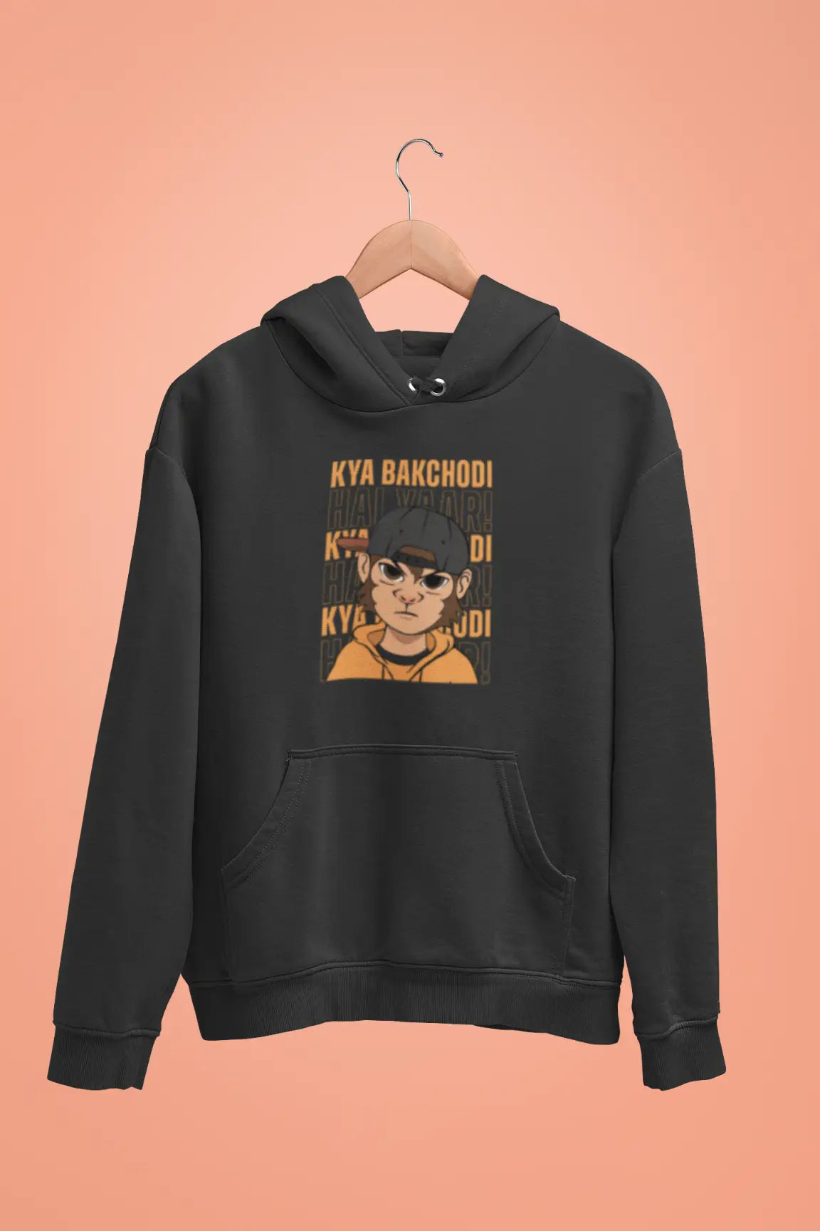 kya bakchdi hai yaar unisex hoodie black