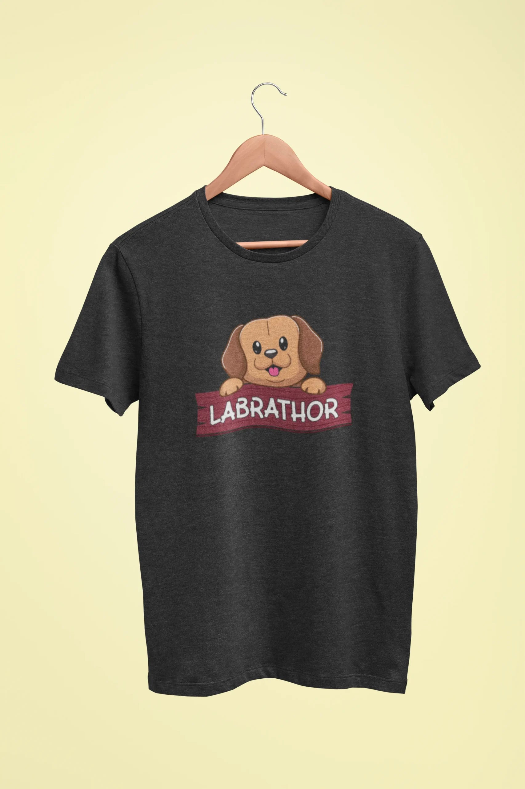 labrador labrathor oversized t shirt black scaled