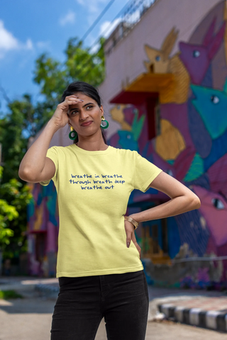 Labyrinth - breathe in breathe through breath deep breathe out T-Shirt