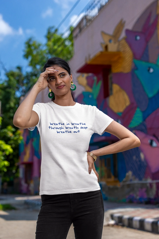 Labyrinth - breathe in breathe through breath deep breathe out T-Shirt