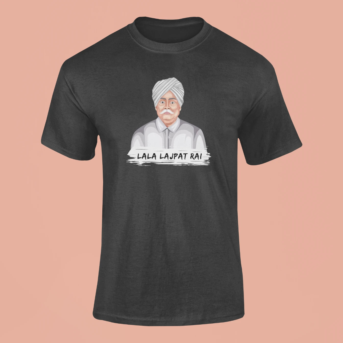 lala lajpat rai t shirt black