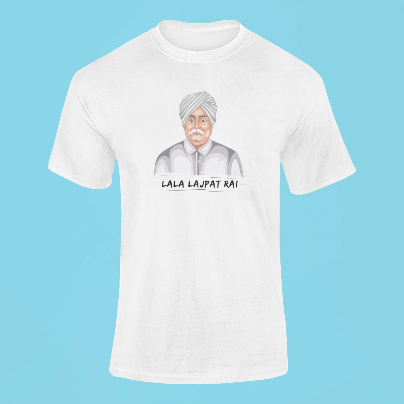 lala lajpat rai t shirt white